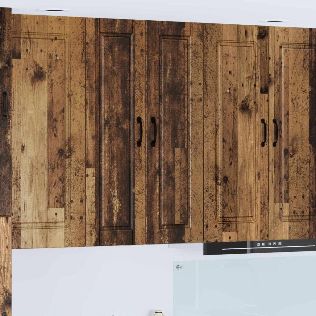 Pensile da cucina | Armadietto a muro PORTO Legno vecchio 30 x 31 x 100 cm