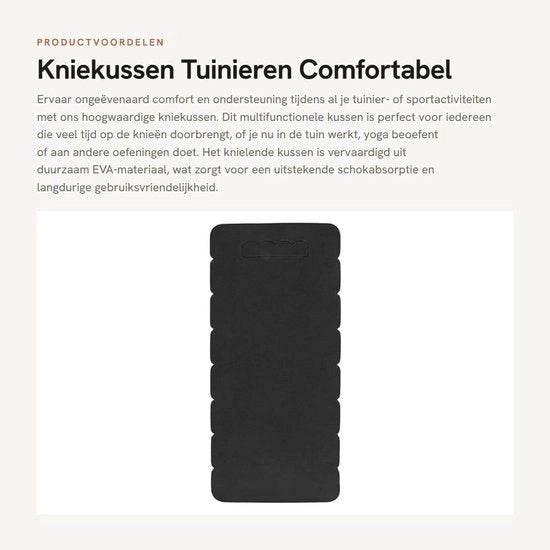Knee Mat Comfortevole - Multifunzionale - Giardinaggio - Yoga - Allenamento - Cuscino EVA Idrorepellente per Ginocchia
