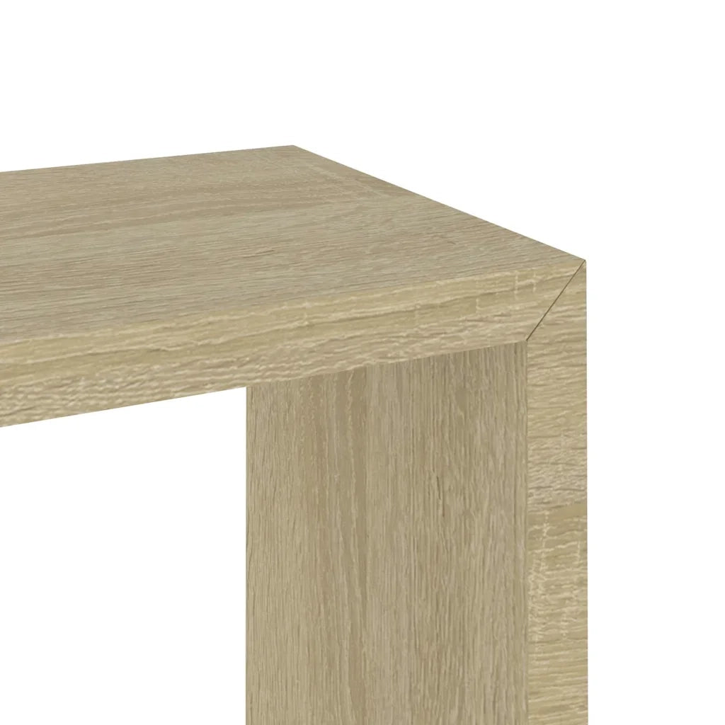 Mensole a Cubo da Parete 3 pz Rovere Sonoma 326719