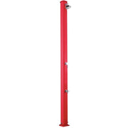 Doccia solare da giardino JOLLY S 25 LITRI in alluminio, con lavapiedi - Doccia Solare Da Giardino Jolly S 25 Litri In Alluminio, Con Lavapiedi Colore Rosso