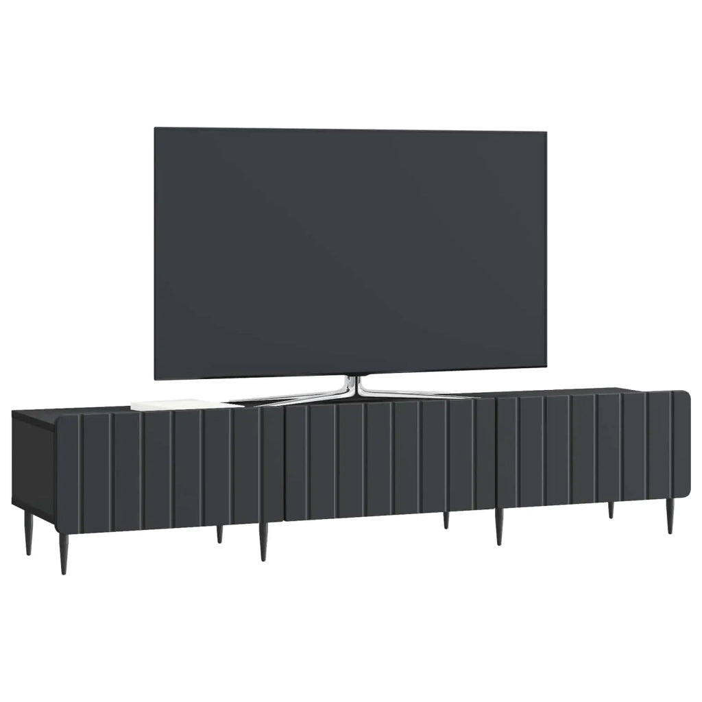 Mobile TV-Credenza per TV Nero 147 x 34,5 x 32 cm Legno ingegnerizzato