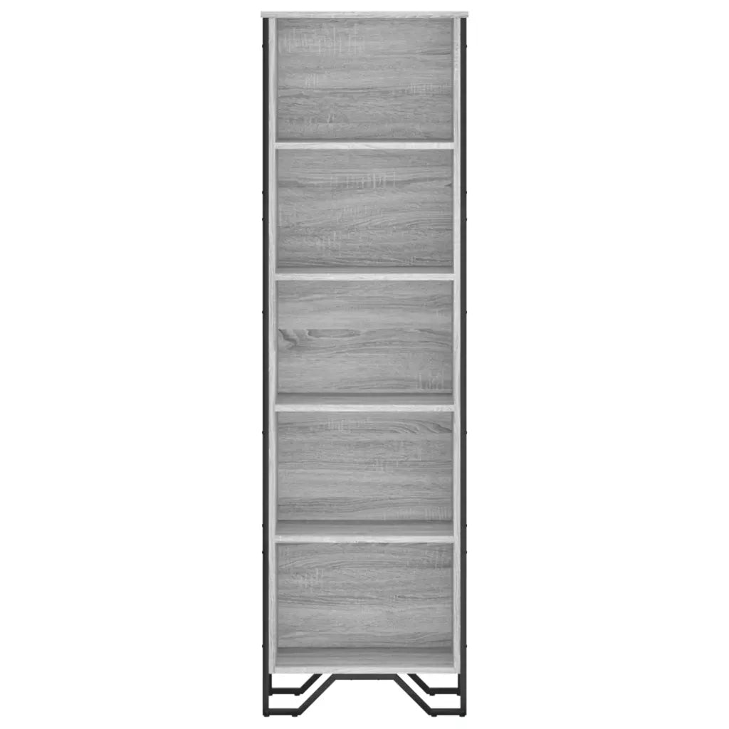 Libreria Grigio Sonoma 50x31x169 cm in Legno Multistrato 848617