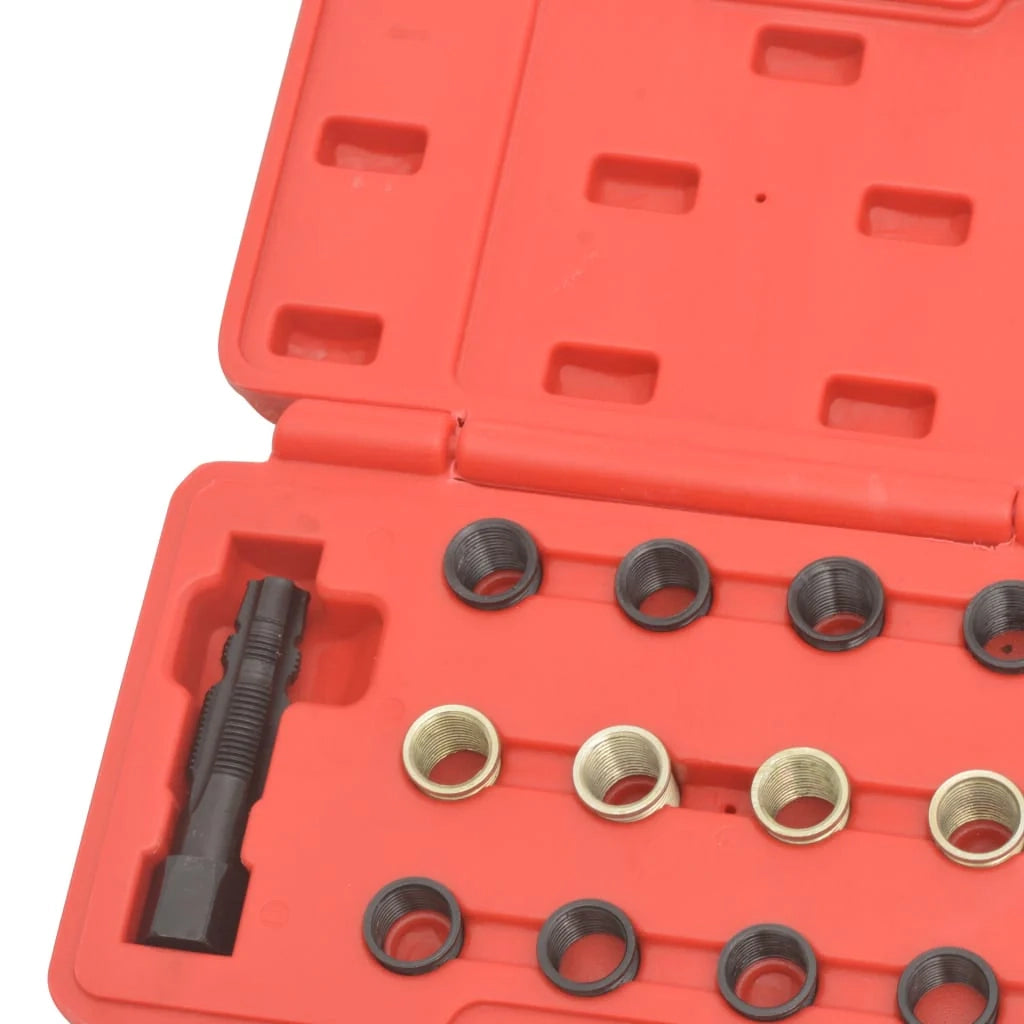 Kit di riparazione filettature candelette 16 pezzi M14x1,25 officina auto 02_0004088
