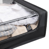 Contenitore Sottoletto con Ruote Salvaspazio Resistente con Cerniera e Maniglie