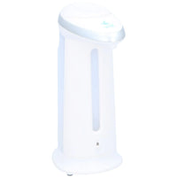 Erogatore Automatico Sapone Liquido Dispenser Infrarossi 330ml Bianco Azzurro