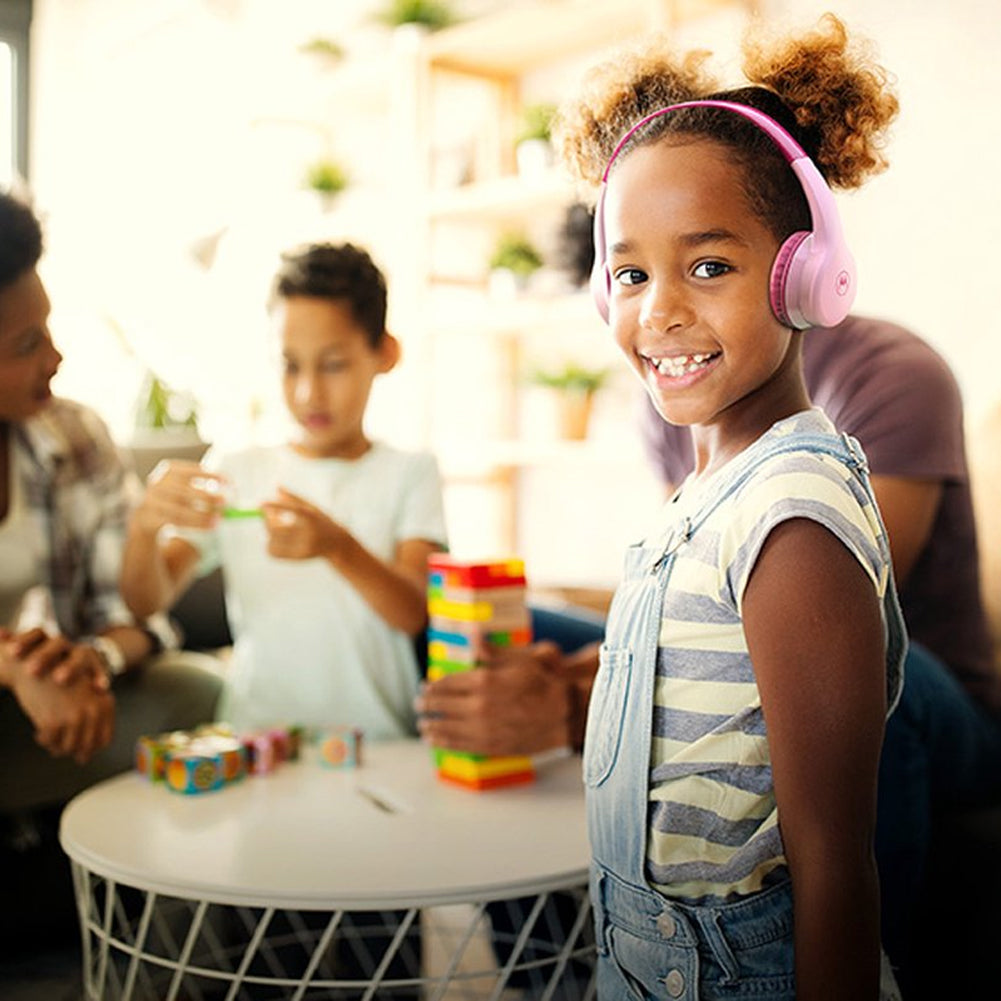 Cuffie Bluetooth Motorola JR300 Bambini Rosa con Limitazione Audio e Microfono