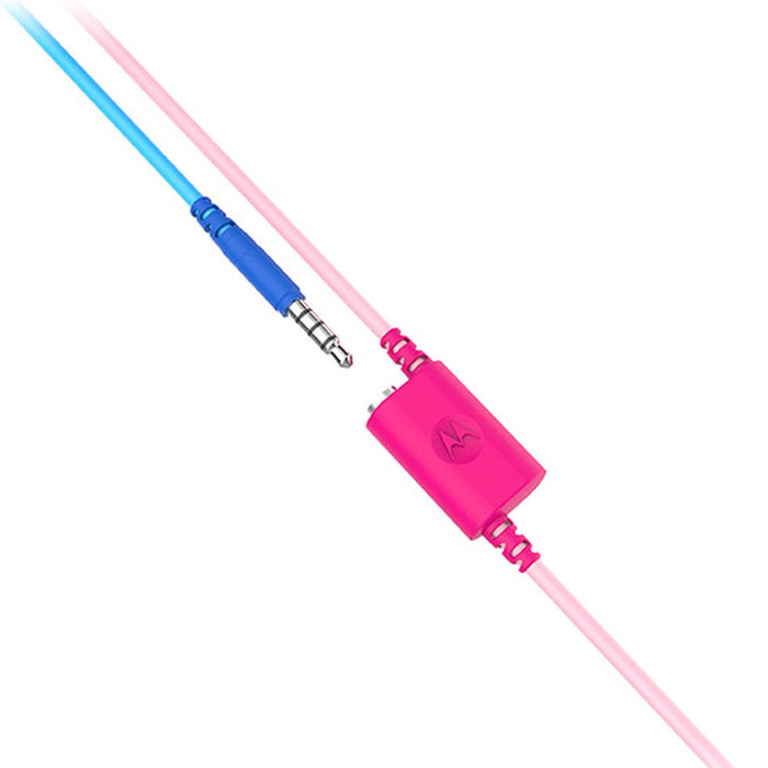Cuffie Bluetooth Motorola JR300 Bambini Rosa con Limitazione Audio e Microfono