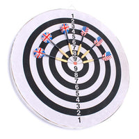 Dart Game Gioco Tirassegno Bersaglio 6 Freccette Modello Deluxe Diametro 45 cm