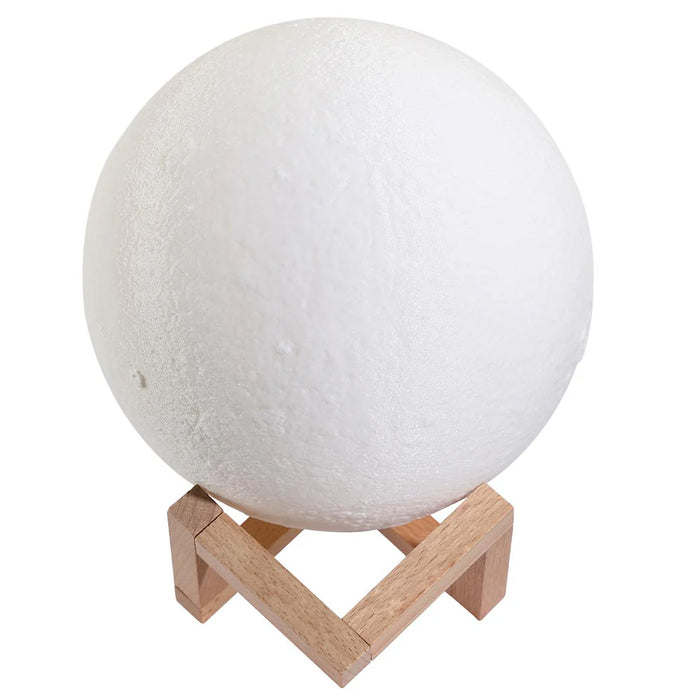 Lampada da Tavolo Sfera 18cm Luce LED RGB Touch e Batteria Ricaricabile USB