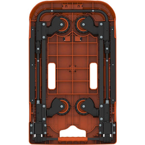 Carrello Piattaforma Pieghevole per Trasporto Portata 90kg Manico Regolabile