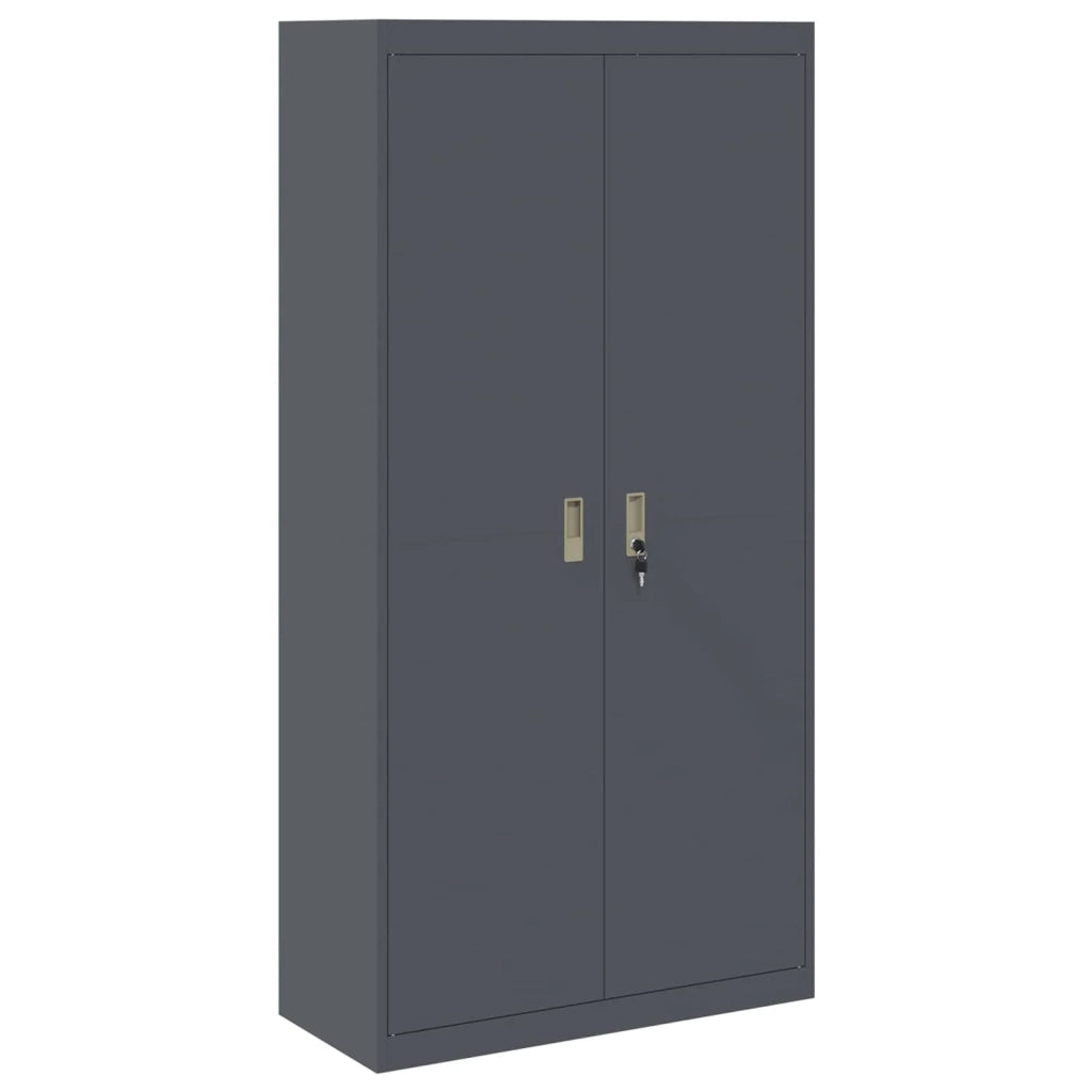 Armadio Antracite 90 x 40 x 180 cm Acciaio