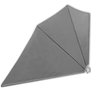 Tenda da sole laterale retrattile/schermo privacy per patio giardino terrazza balcone 160 x 240 cm grigio 02_0007059