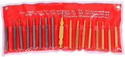 Set di utensili professionale a 17 pezzi in acciaio di carbonio e rame di piombo - per martelli a punta e kit di attrezzi più robusti - ideale per il lavoro con pelli.