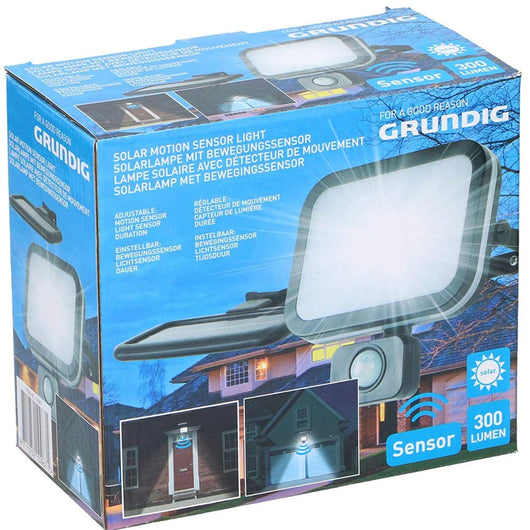 Faro LED con Pannello Solare Luce Esterno con Sensore di Movimento 300LM