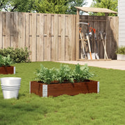 Fioriera da Giardino Marrone 100x50 cm Legno Massello di Pino 3295390