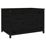 Fioriera rialzata per piante e fiori adatta a terrazze e giardini 119,5 x 82,5 x 78 cm legno massello di pino nero 02_0039334