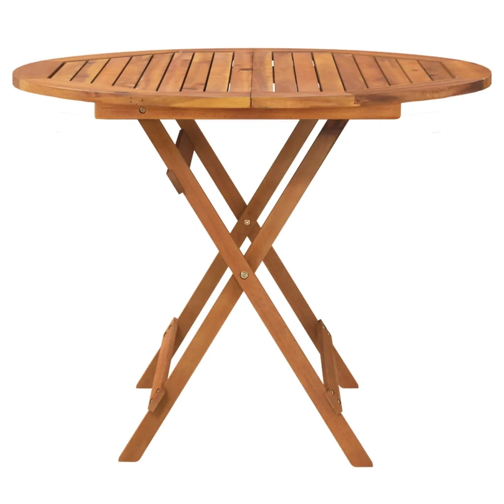Set da Pranzo per Giardino 5 pz | Set Salotto da Giardino in Legno Massello di Acacia