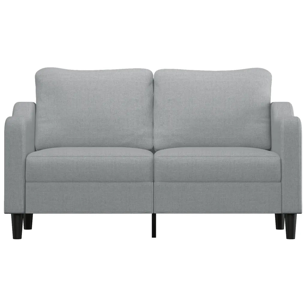 Divano | Divano da soggiorno | Sofa a 2 Posti Grigio Chiaro 140 cm in Tessuto