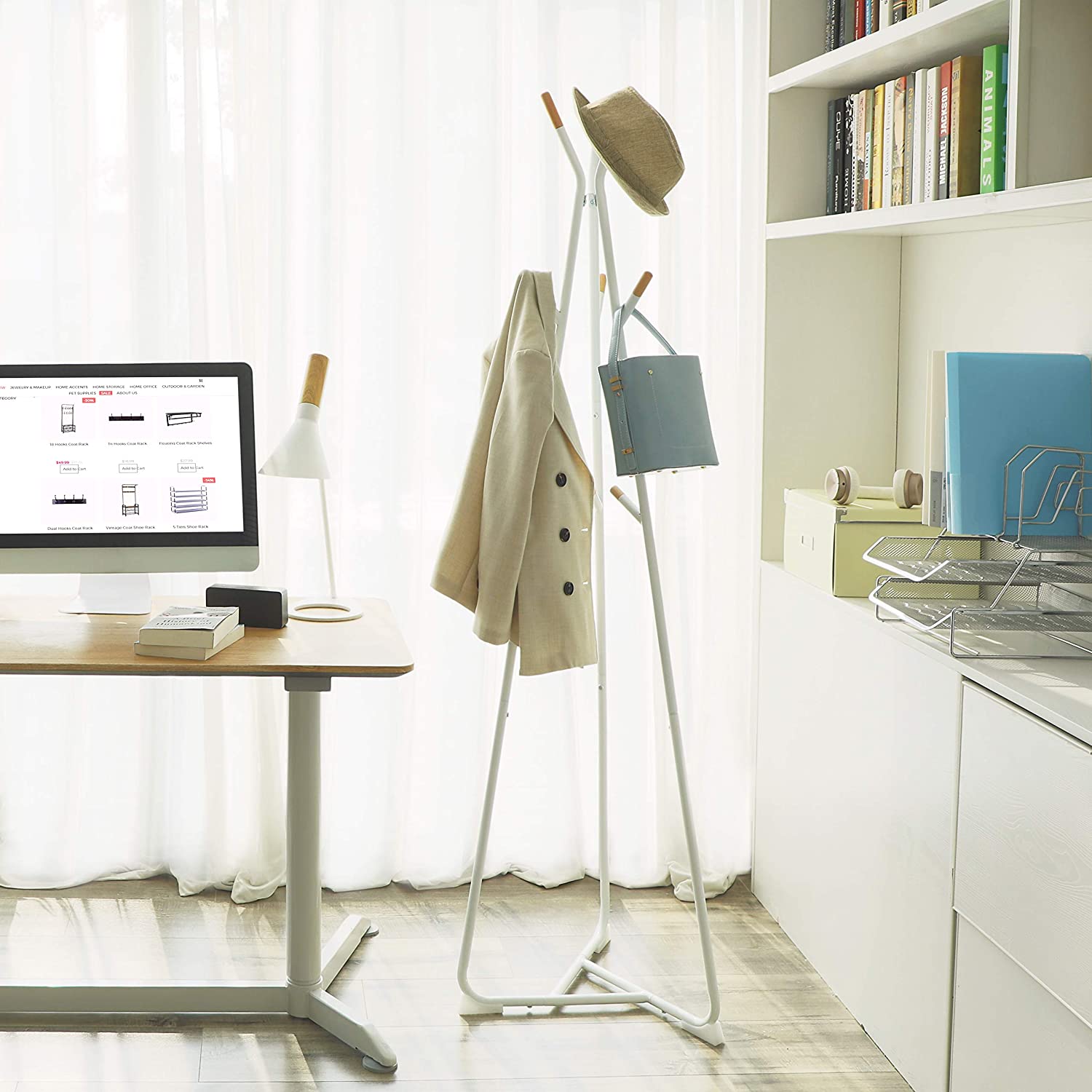 Appendiabiti da terra VALORA con 9 ganci - RCR15WY