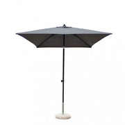 OMBRELLONE NICE NERO P/C 2 X 2 TELO GRIGIO