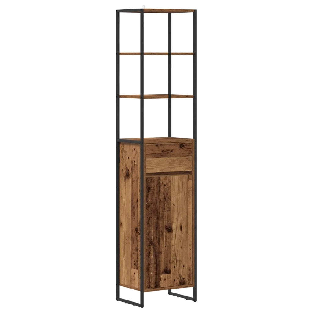 Set di mobili per il bagno Legno vecchio Legno multistrato 3403056