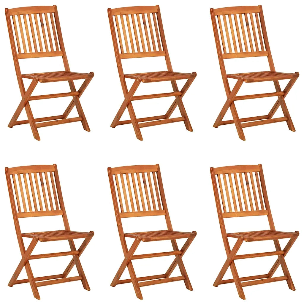 Set Pranzo da Giardino 7 pz in Legno Massello di Acacia cod mxl 49147