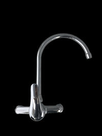 Miscelatore a parete muro per cucina o lavanderia con canna ombrello