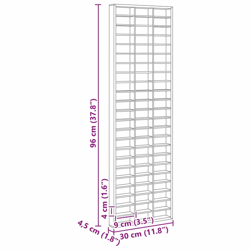 Vetrina a muro Beige 30 x 4,5 x 96 cm Legno multistrato 42015613