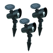 Esterno Solare Moderno Gionata 1 Plastiche Nere 4 Luci Led 0,6W Ip44
