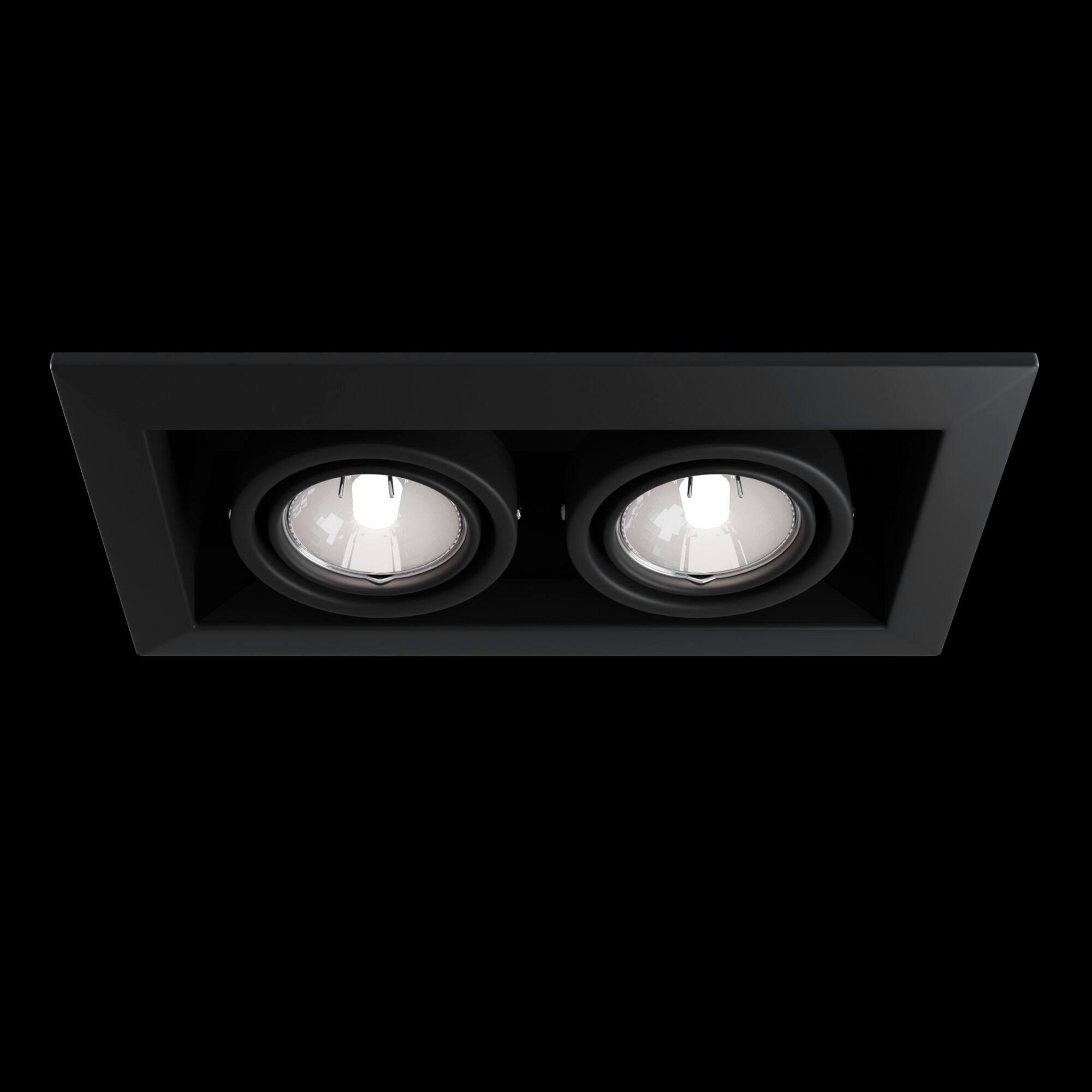Faretto da incasso Downlight in Metallo Metallo Modern Nero