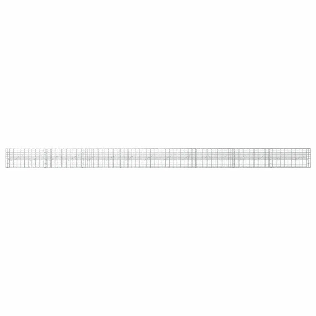 Gabione con Filo da 3,5 mm e Rete da 5x10 cm 800x10x50 cm 3462514