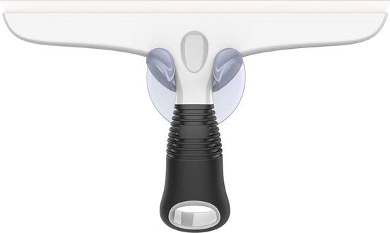 Kit di pulizia vetrata con silicone per tenere ferma la testina e gancio per applicazione sullo specchio, set di pulizia vetrata per bagno
