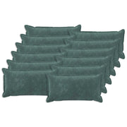 Cuscino con cuscino HOUTEN 12 pz Blu mare Fleece in microfibra 934038