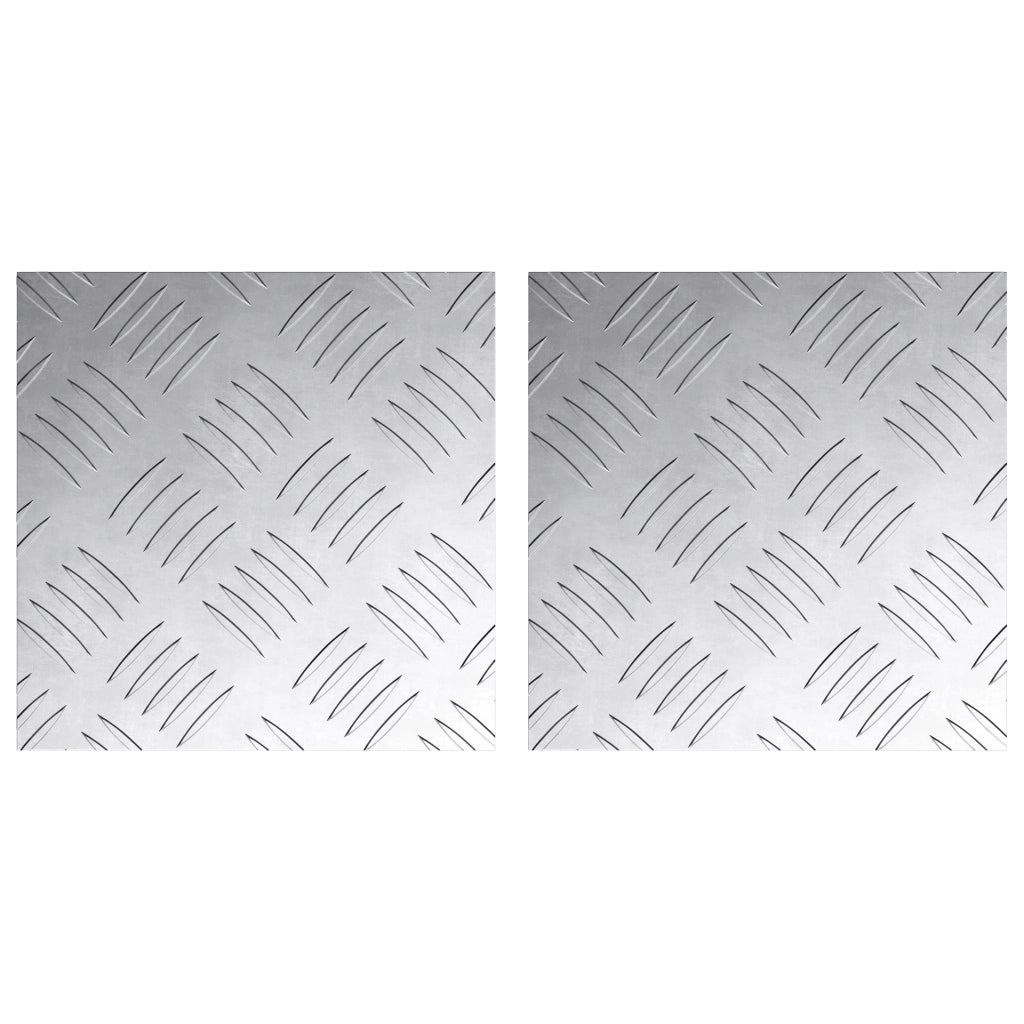 Piastra in Alluminio 2 pcs Antiscivolo 20 x 20 cm