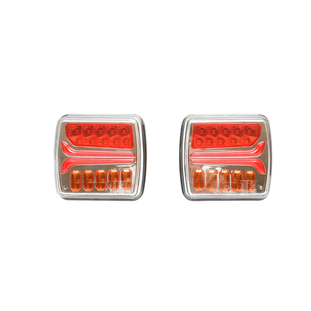 Set di luci per rimorchi a LED da 12-24 V con magnete e controllo wireless Breckner Germany