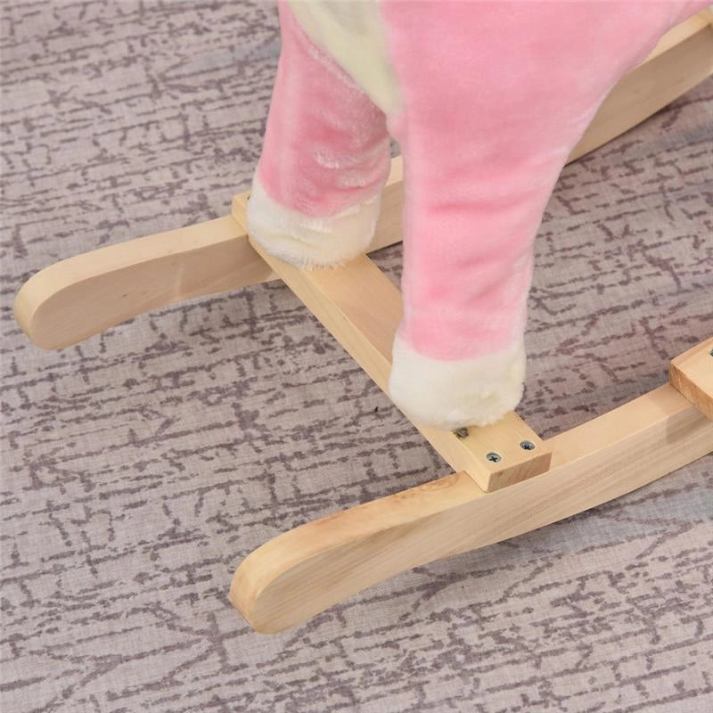 CAVALLO A DONDOLO PER BAMBINI 36-72 MESI ROSA