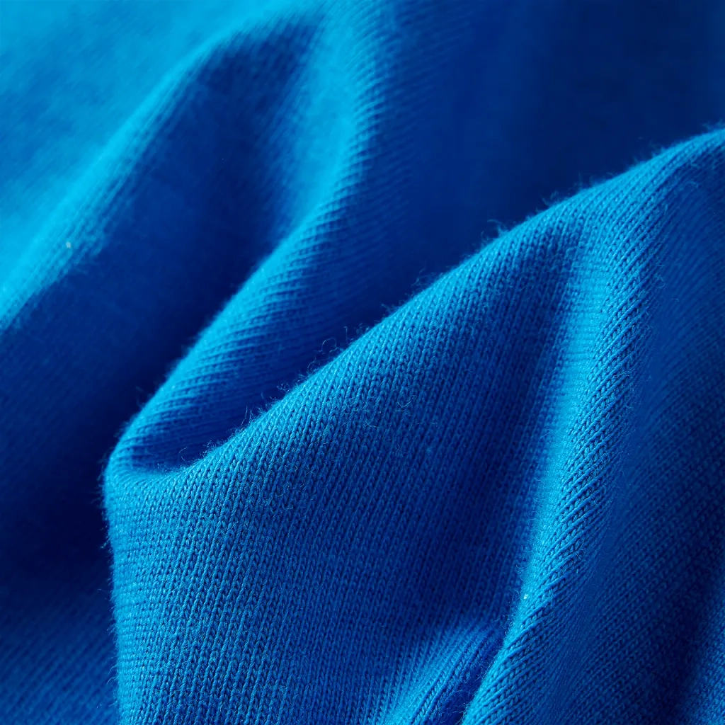 Maglietta da Bambino Maniche Lunghe Blu Cobalto 116