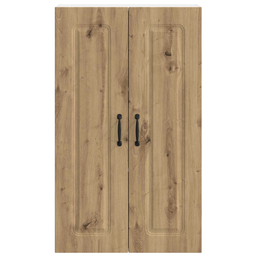 Mobile da cucina moderno in legno composito 60 x 31 x 100 cm ampio spazio contenitivo minimalista finitura in rovere lavorata a mano 02_0053822