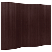 Pannello Divisore per la Stanza BambÃ¹ Marrone Scuro 250x165 cm cod mxl 74779