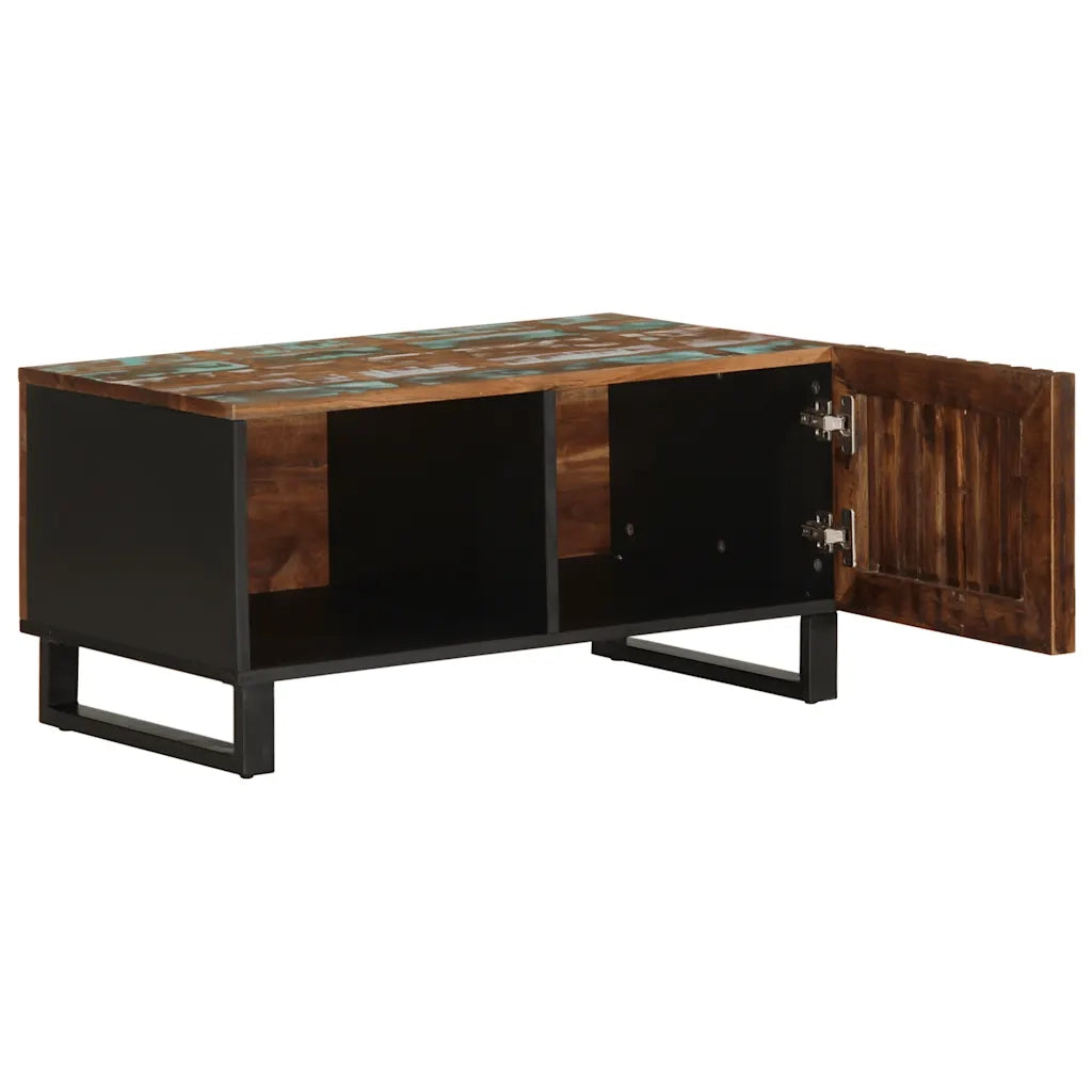 vidaXL Tavolino da Salotto 80x51x40 cm in Legno Massello di Acacia