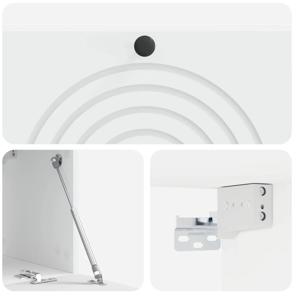Mobile Porta TV da Muro Bianco 98 x 31 x 30 cm 898215