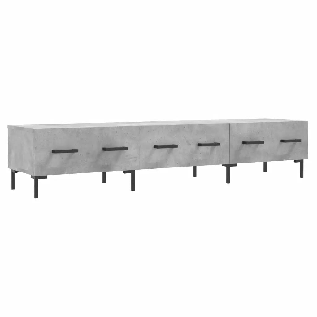 Mobile Porta TV Grigio Cemento 150x36x30 cm Legno Multistrato 829160