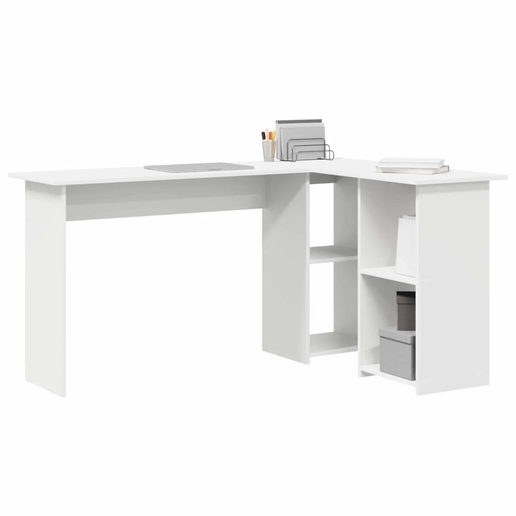 Scrivania Bianco Legno ingegnerizzato 142 x 102 x 73 cm 869290
