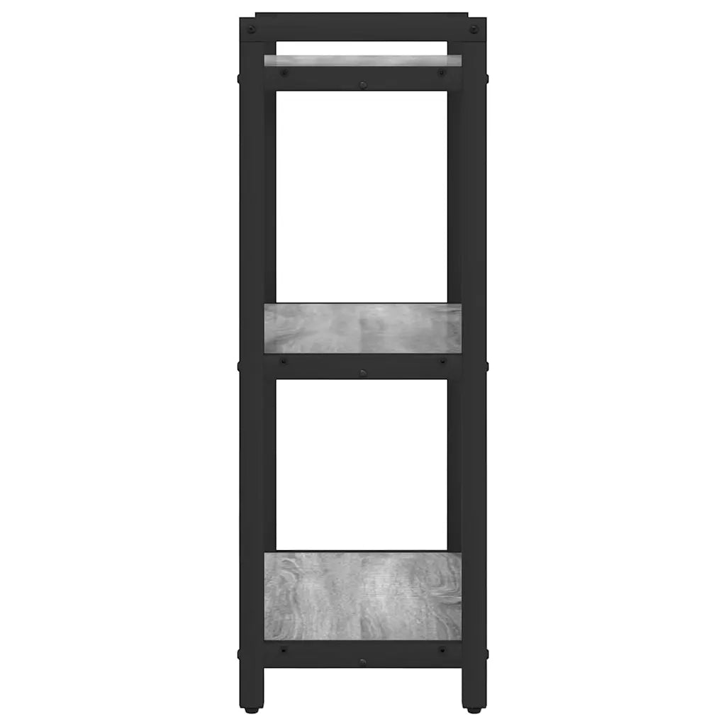 vidaXL Libreria Grigio sonoma 40 x 30 x 83 cm Legno multistrato