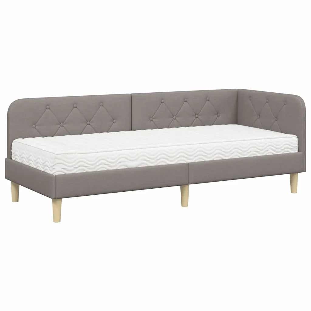 Cornice del letto ad angolo Talpa 80 x 200 cm Tessuto 3394106