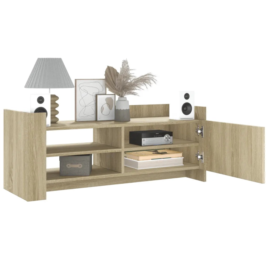 Mobile per TV Rovere Sonoma 100x35x40 cm Legno Multistrato 848376