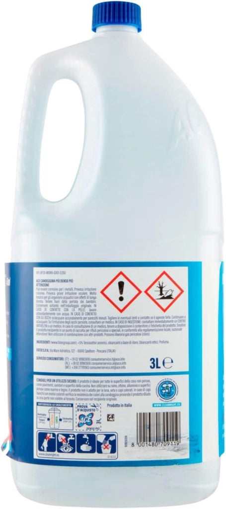 ACE GENTILE CANDEGGINA  3000 ML FRESCO PROFUMO RIMUOVE GERMI E BATTERI