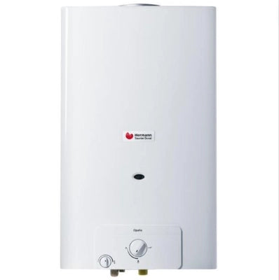 Hermann scaldabagno opalia c 11/1 lix low nox 16,9kw camera aperta gpl bianco
