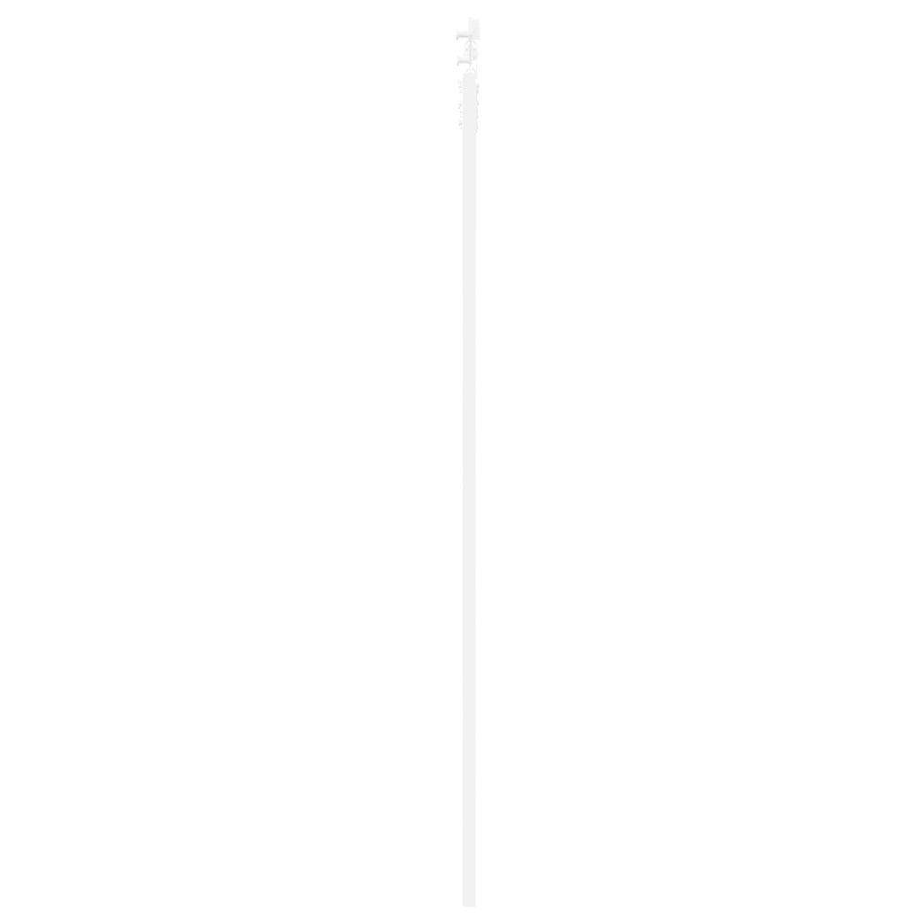 Set di porte scorrevoli con hardware  Bianco 93x232 cm Legno massello di pino