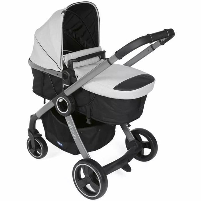 CHICCO PASSEGGINO URBAN PRO CON COLOR PACK GREY MISTI 72X52X36 CM PER BAMBINI CON ACCESSORI - RICHIUDIBILE E COMPATTO
